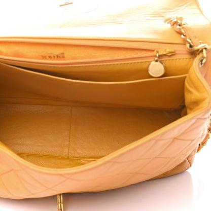 Chanel Lambskin Quilted Jumbo Single Flap Beige 5 of 13