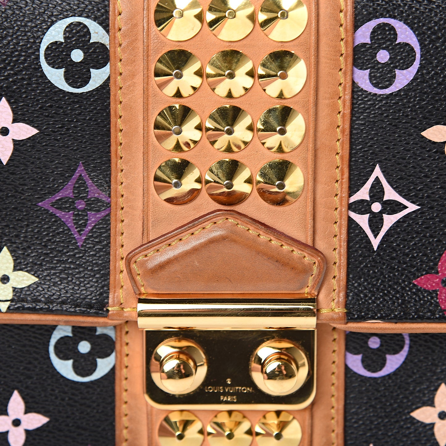 Monogram Multicolor Courtney Clutch Black