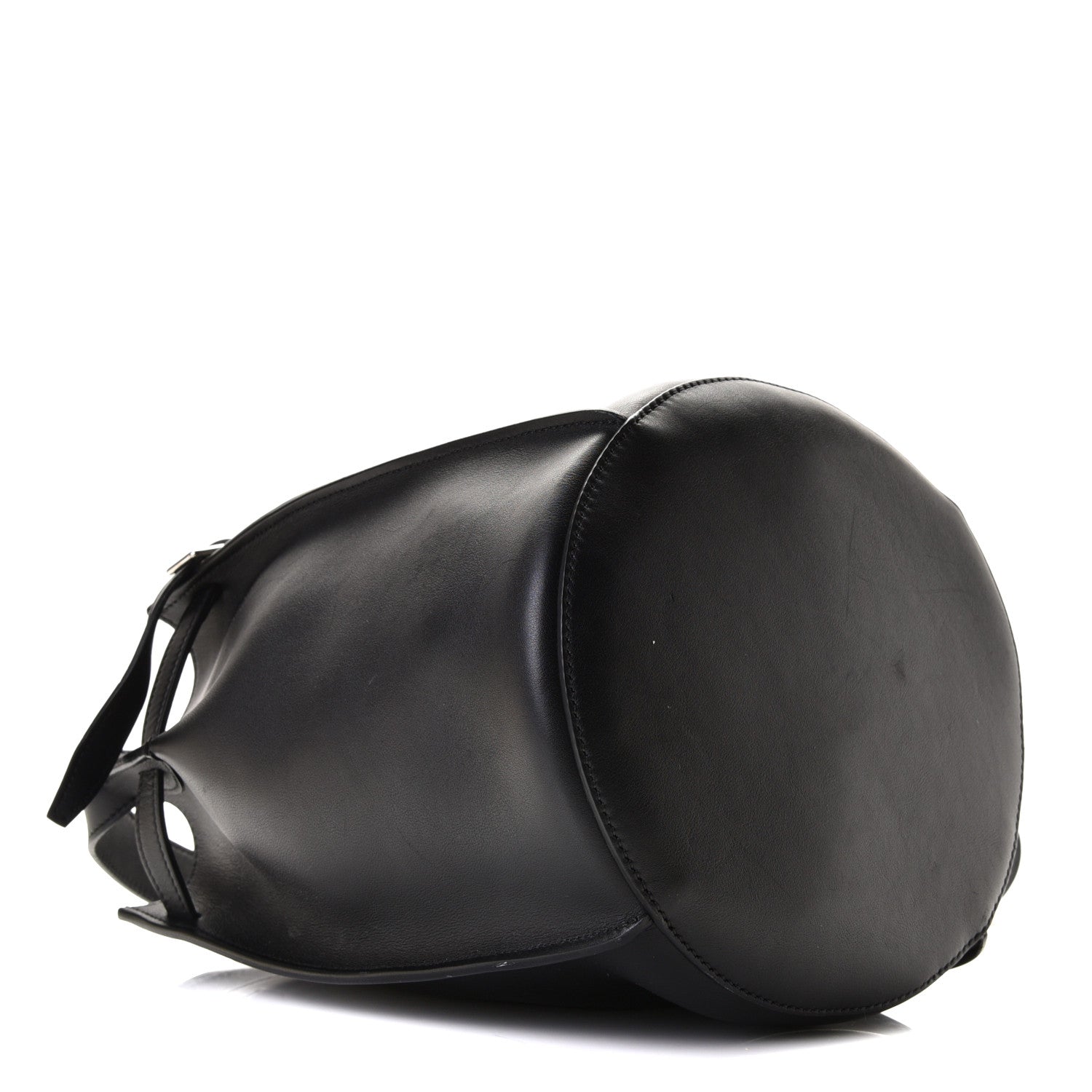 Celine Smooth Calfskin Long Strap Big Bucket Bag Black 3 of 8