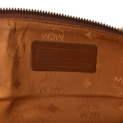 MCM Visetos Traveler Bag Cognac 9 of 10
