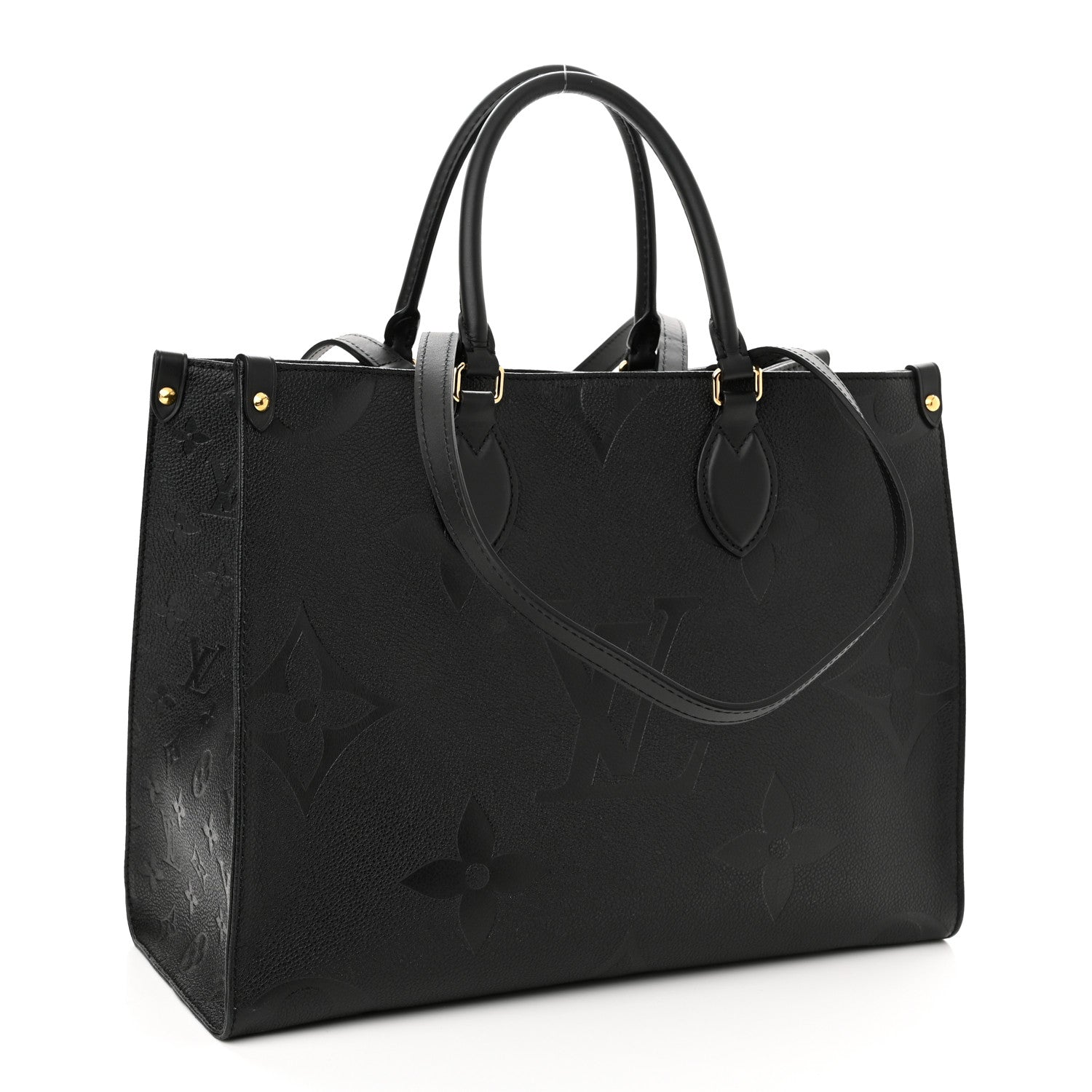 Louis Vuitton Empreinte Monogram Giant Onthego MM Black 3 of 12