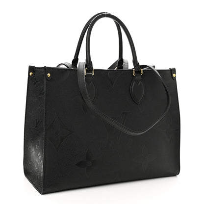 Louis Vuitton Empreinte Monogram Giant Onthego MM Black 3 of 12