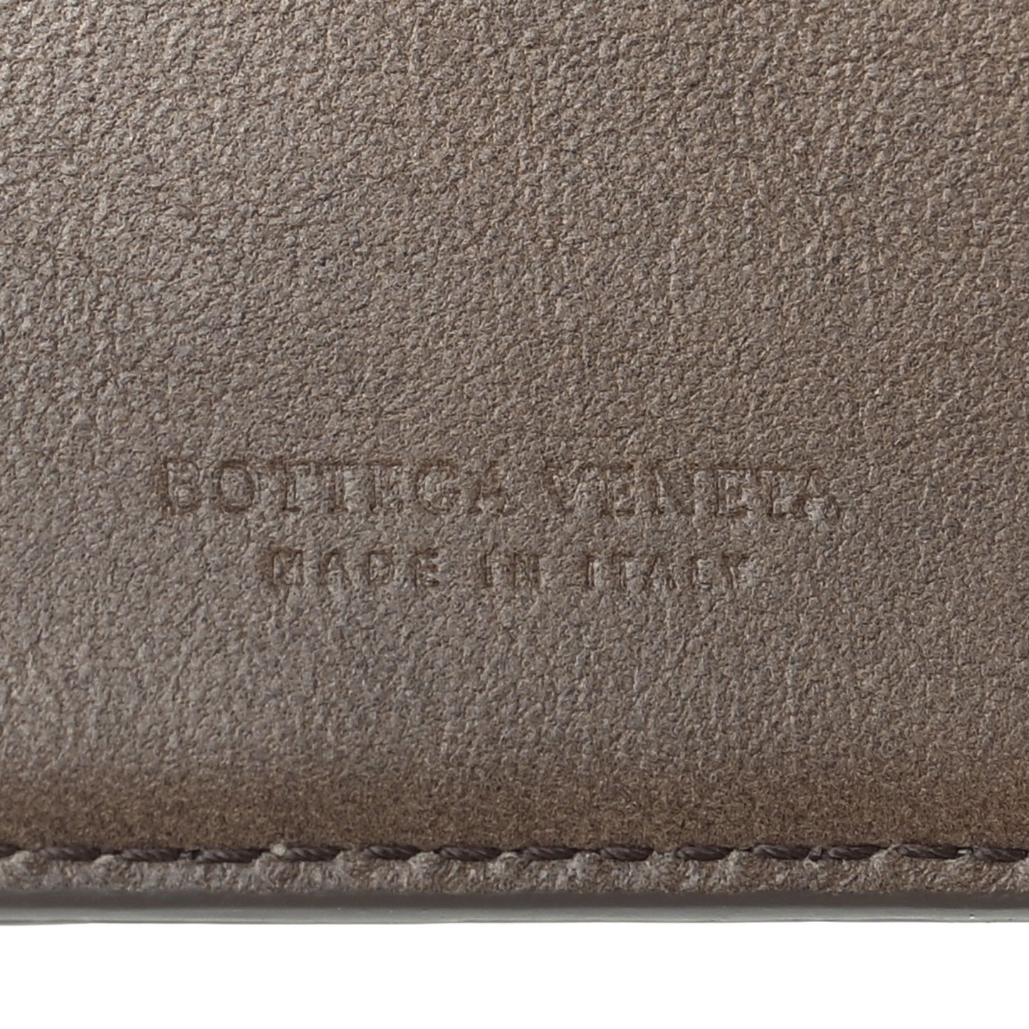 Nappa Intrecciato French Compact Wallet Ash