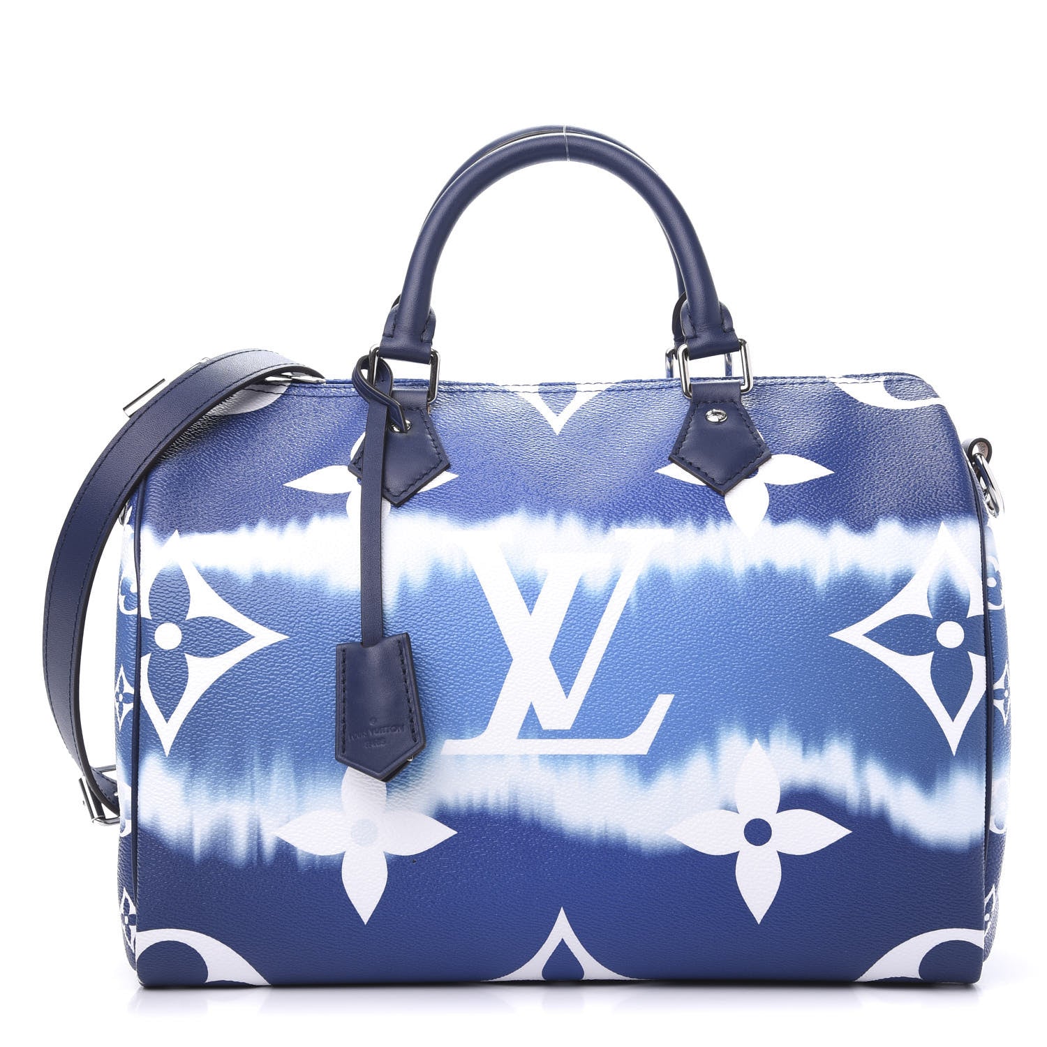 Louis Vuitton Monogram Escale Speedy Bandouliere 30 Blue 1 of 11