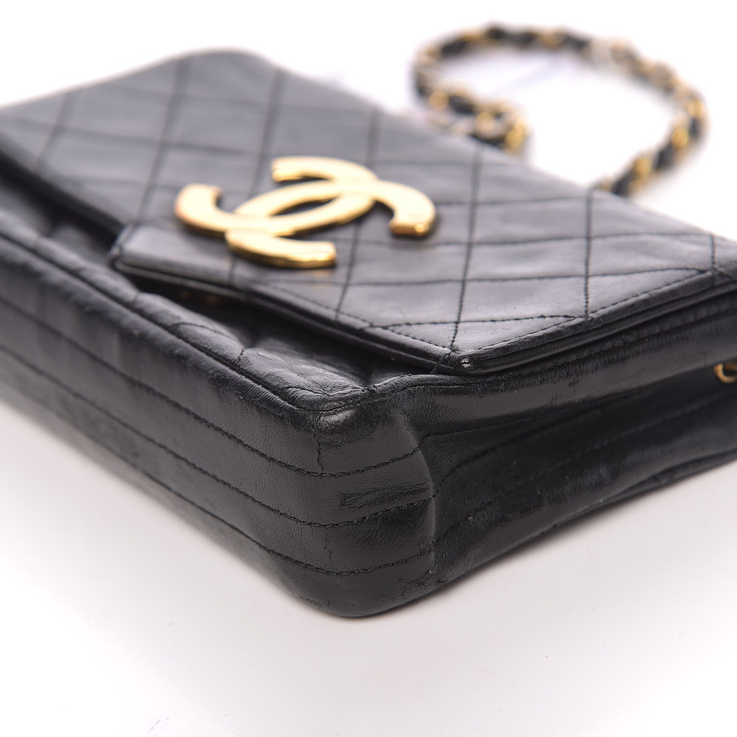 Chanel Lambskin Quilted Small Single Flap Black 12 of 12