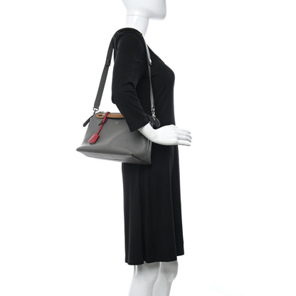 Fendi Vitello Dolce 4 Color Medium By The Way Boston Bag Argilla Fragola Multicolor 2 of 10