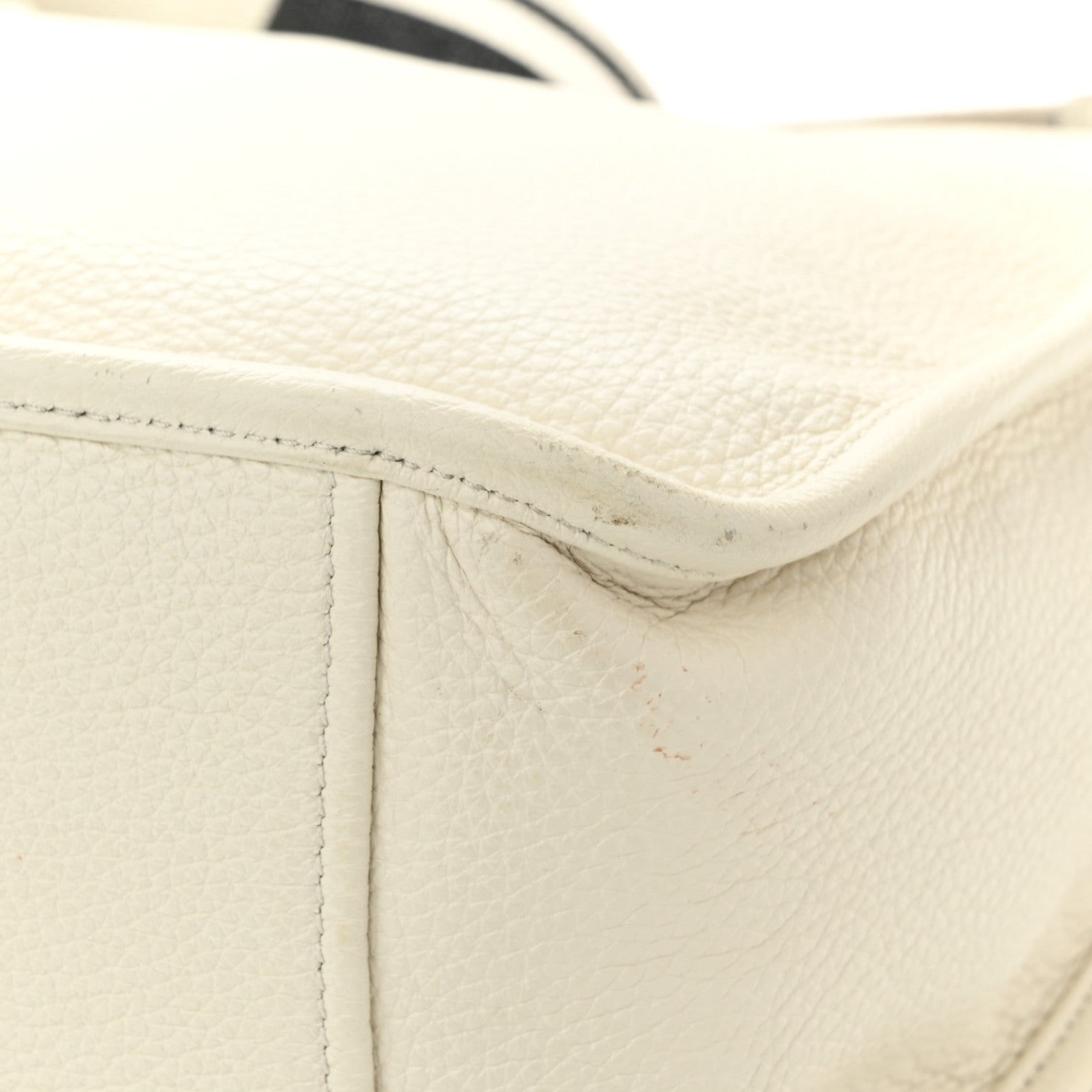 Prada Vitello Daino Soft Hobo Messenger Bag White 12 of 16