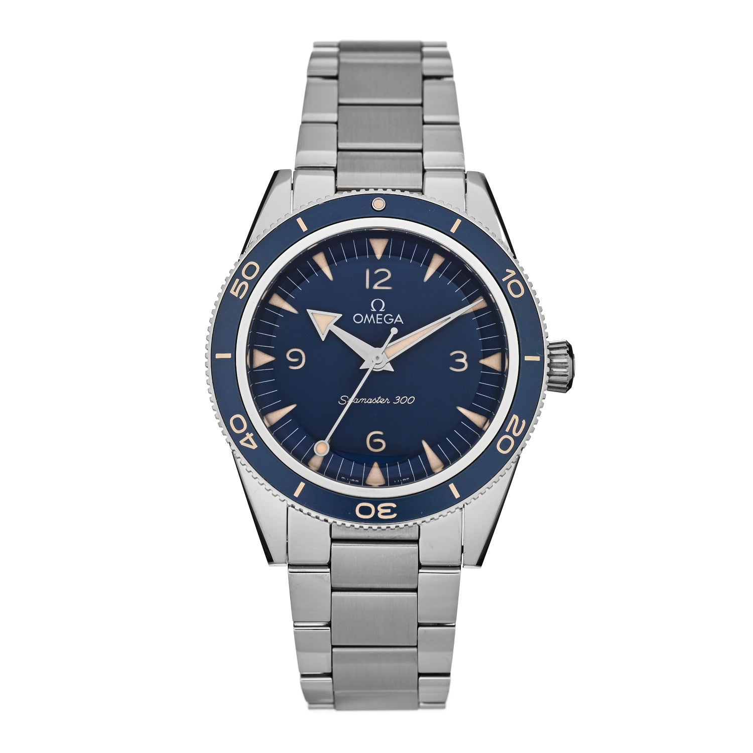 Omega Stainless Steel 41mm Seamaster 300M Co-Axial Master Chronometer Automatic Watch Blue 234.30.41.21.03.001 1 of 5