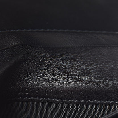 Saint Laurent Lambskin Matelasse Monogram Vicky Tri-Fold Wallet Black 7 of 10