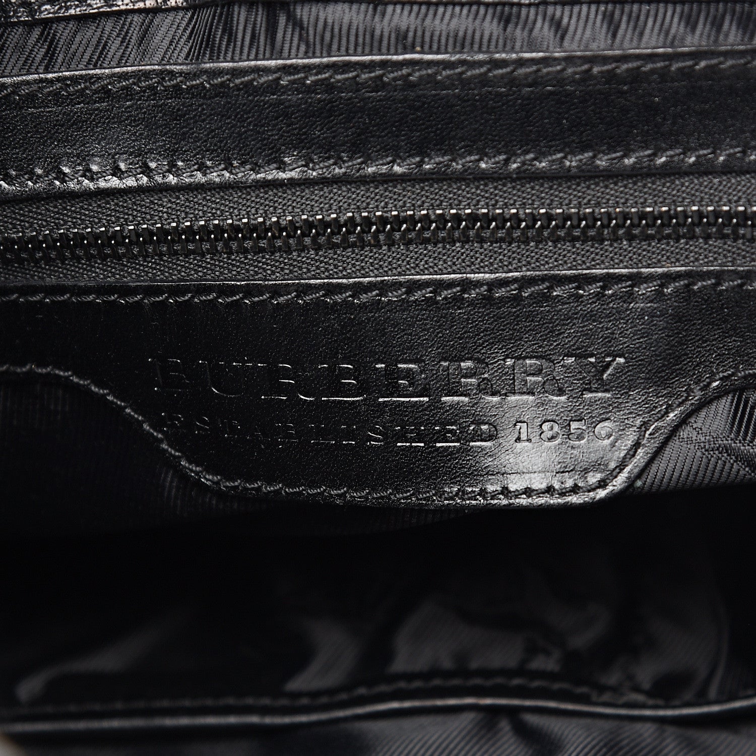 Burberry Calfskin Hobo Black 5 of 10