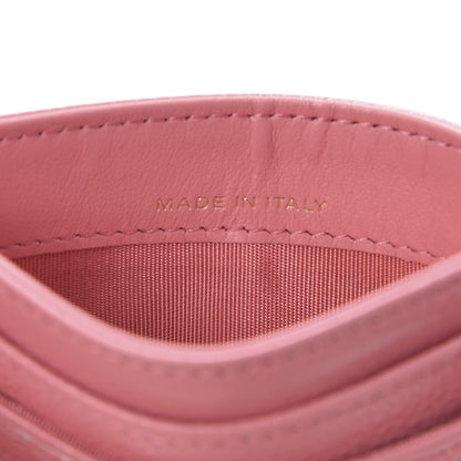 Chanel Caviar Camellia Embossed Card Holder Pink 8 of 10