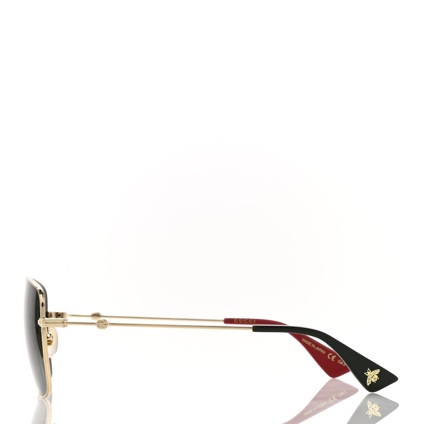 Squared Aviator Sunglasses GG0108S Black