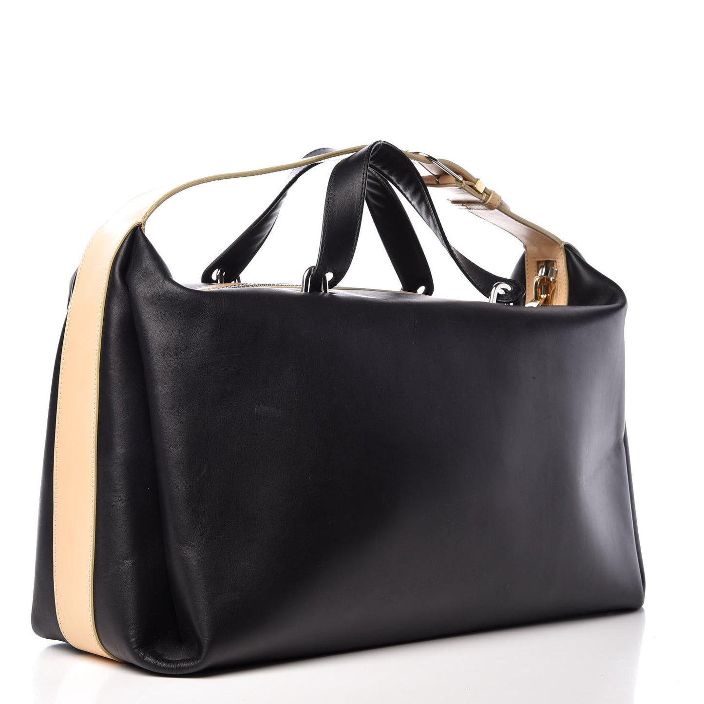 Calfskin Shoulder Bag Black