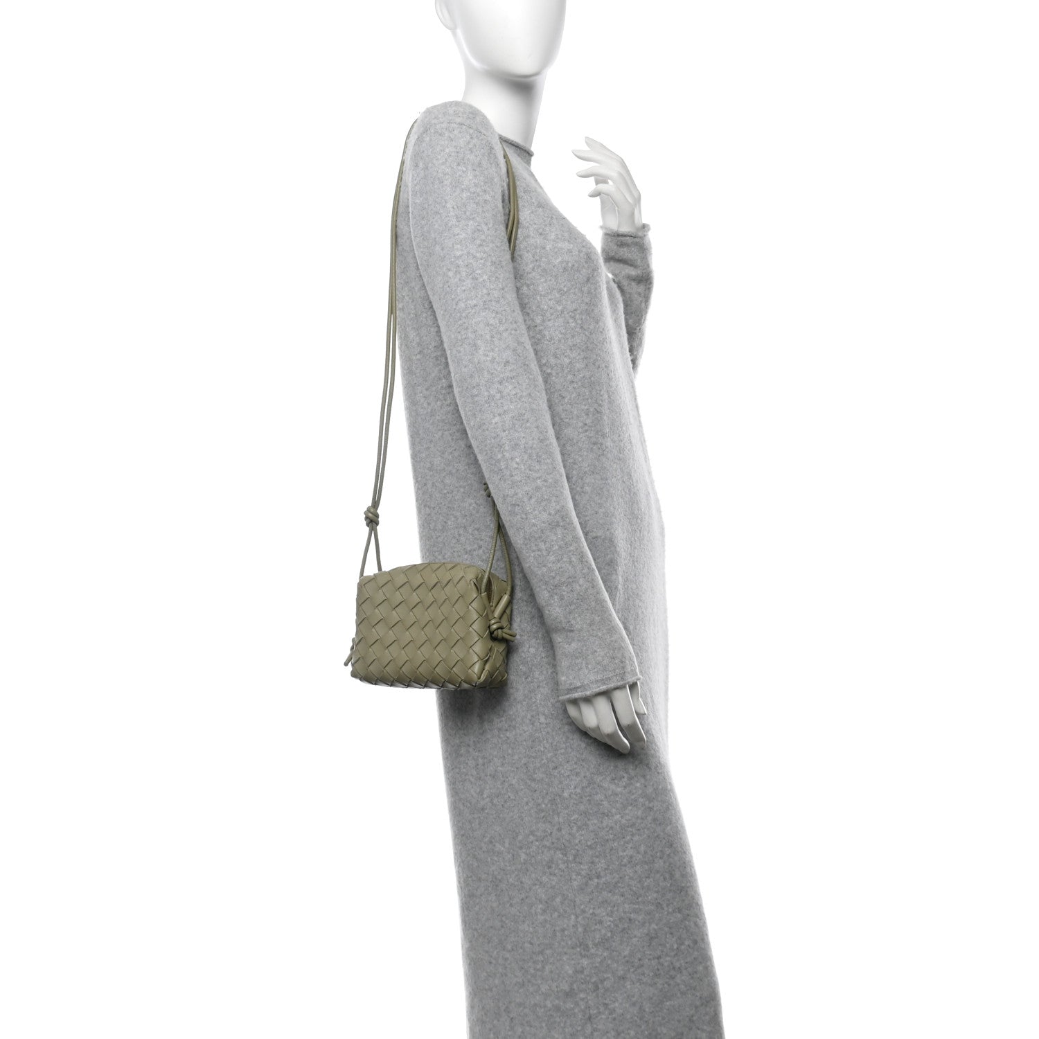 Bottega Veneta Nappa Intrecciato Mini Loop Camera Bag Travertine 2 of 10