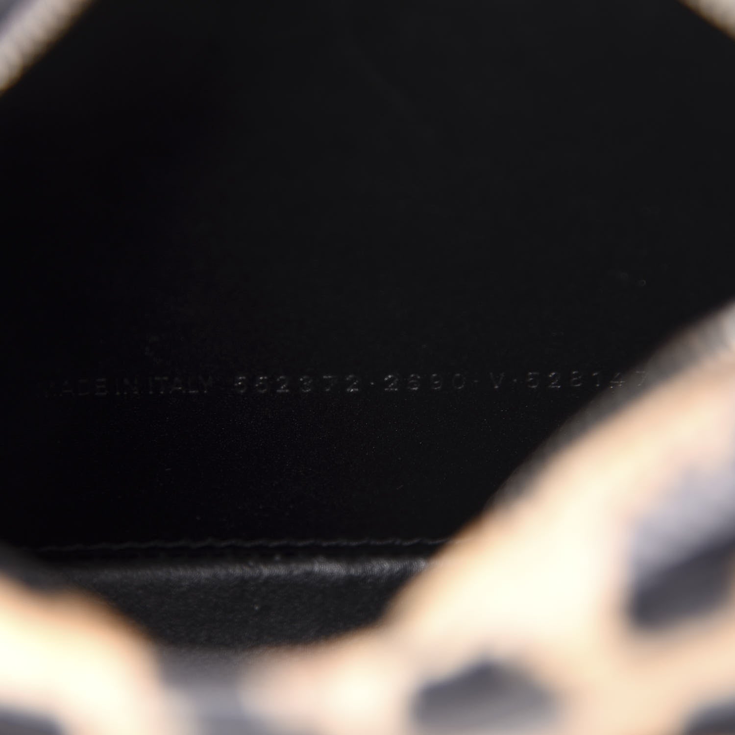 Balenciaga Calfskin Printed Leopard XS Everyday Camera Bag Beige White 9 of 10