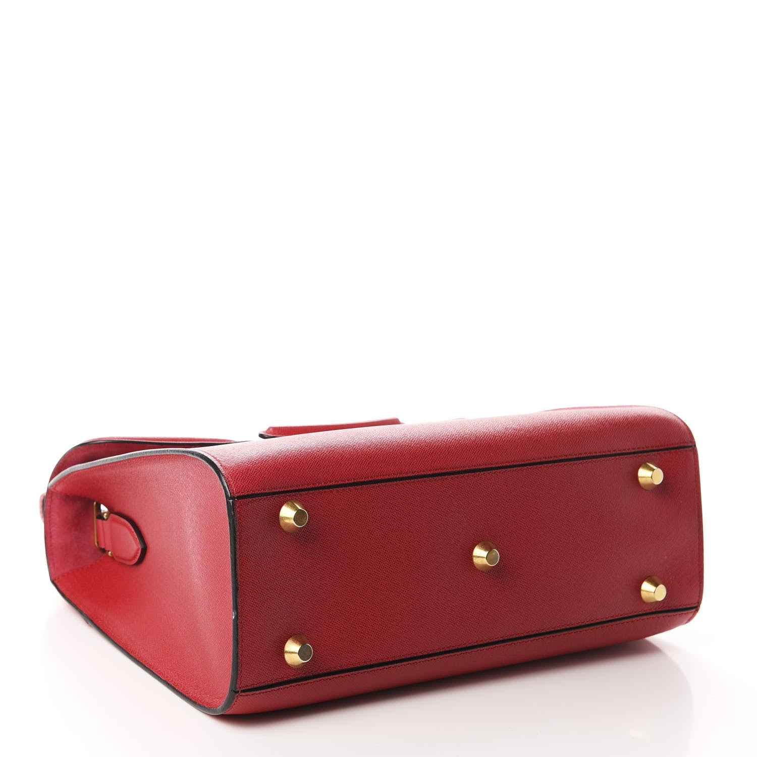 Alexander McQueen Grained Calfskin Heroine Shoulder Bag Red 4 of 12