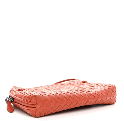 Bottega Veneta Nappa Intrecciato Nodini Crossbody Messenger Red 4 of 10