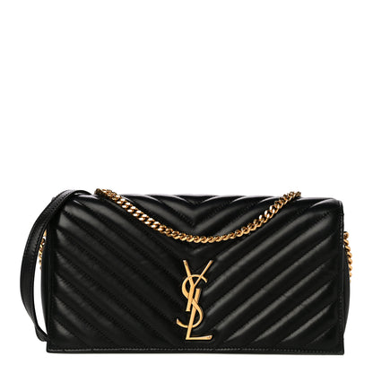 Saint Laurent Lambskin Matelasse Monogram Kate 99 Black 1 of 22