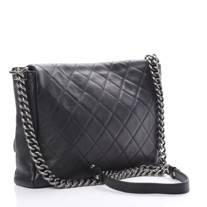Chanel Calfskin Quilted Couture Messenger Black 3 of 10