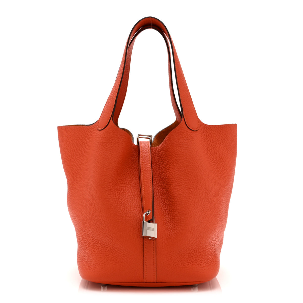 Taurillon Clemence Picotin Lock 22 MM Orange