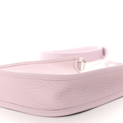 Hermes Taurillon Clemence Evelyne TPM Mauve Pale 10 of 10