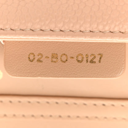 Christian Dior Grained Calfskin Diorama Wallet on Chain Pouch Nude 7 of 14