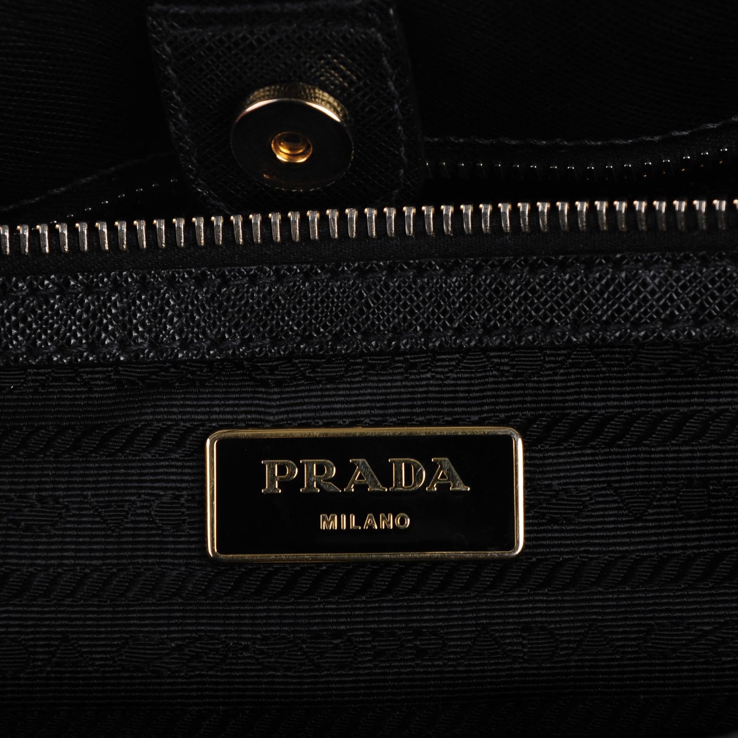 Saffiano Lux Large Tote Nero Black