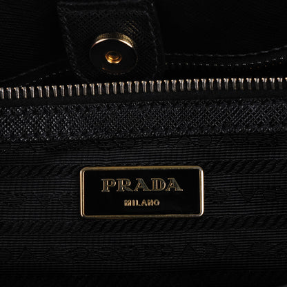 Prada Saffiano Lux Large Tote Nero Black 6 of 9