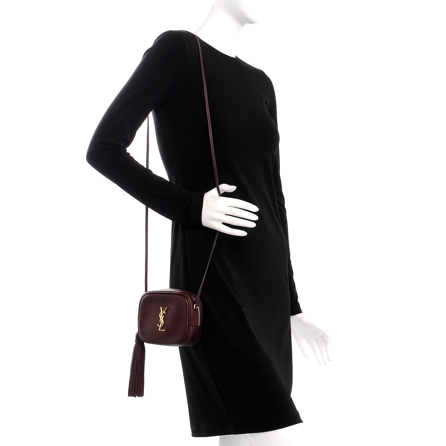 Nappa Monogram Blogger Bag Amaranto