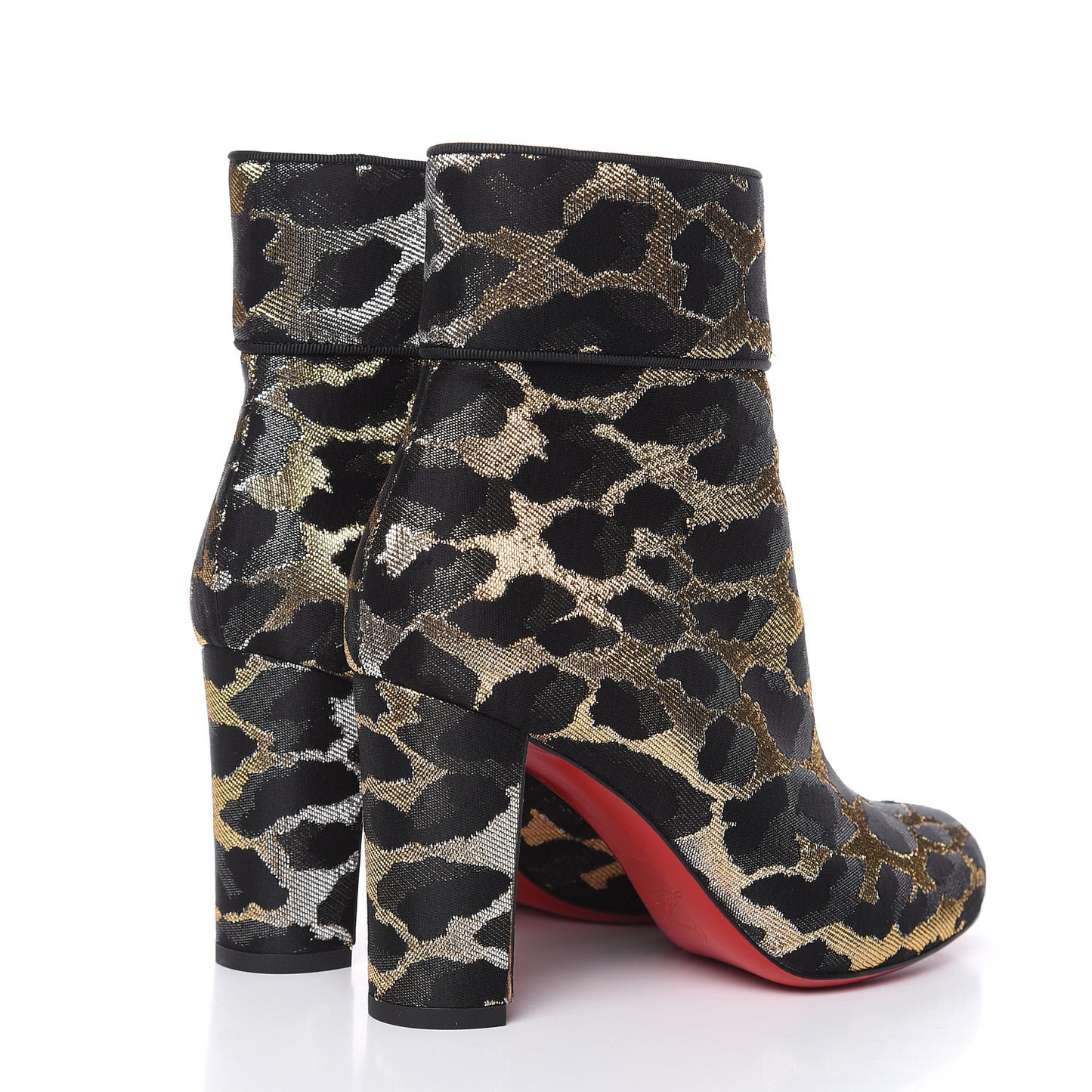 Jacquard Feline Moulamax 85 Booties 36 Black Gold