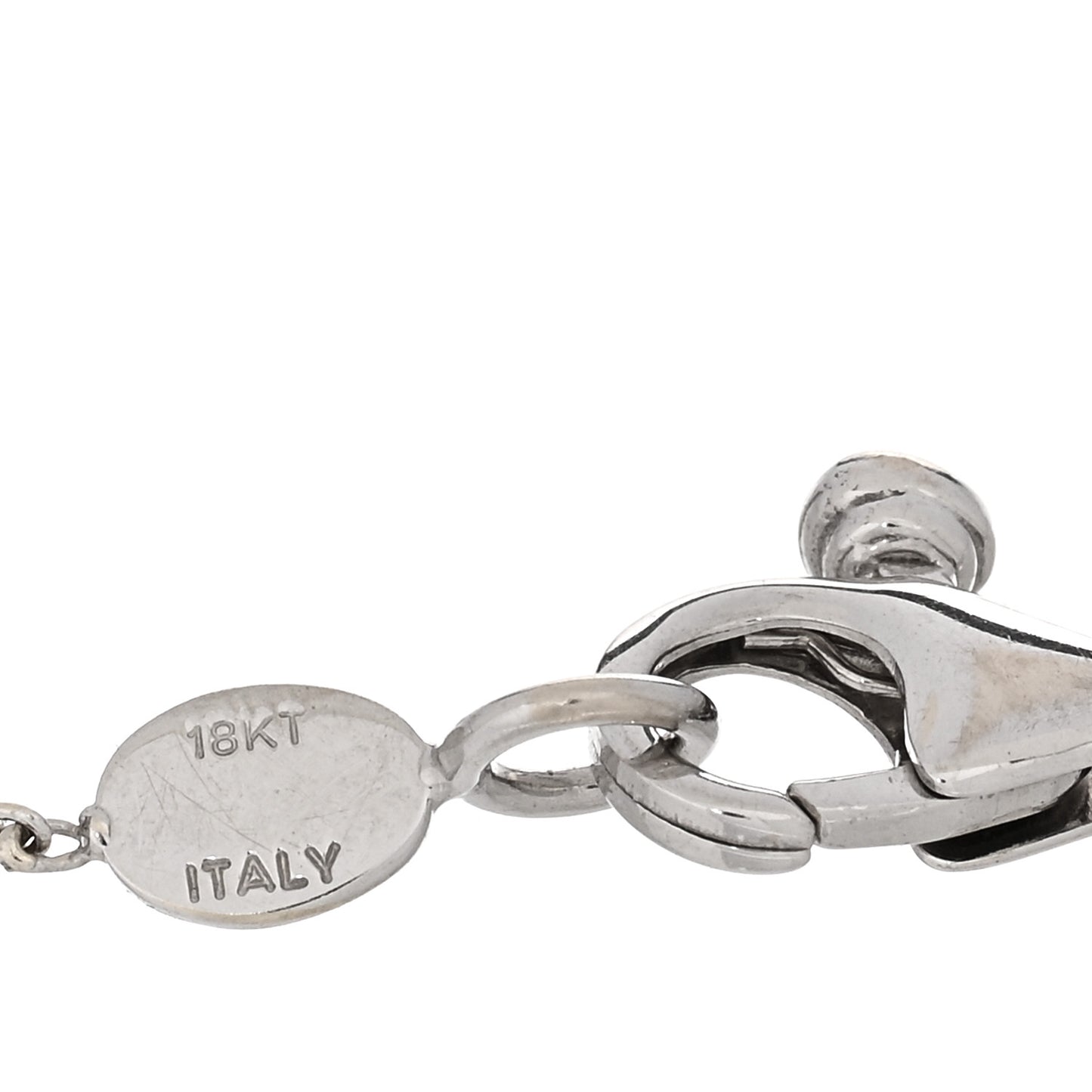 ROBERTO COIN 18K White Gold Diamond By the Inch Five Station Bracelet