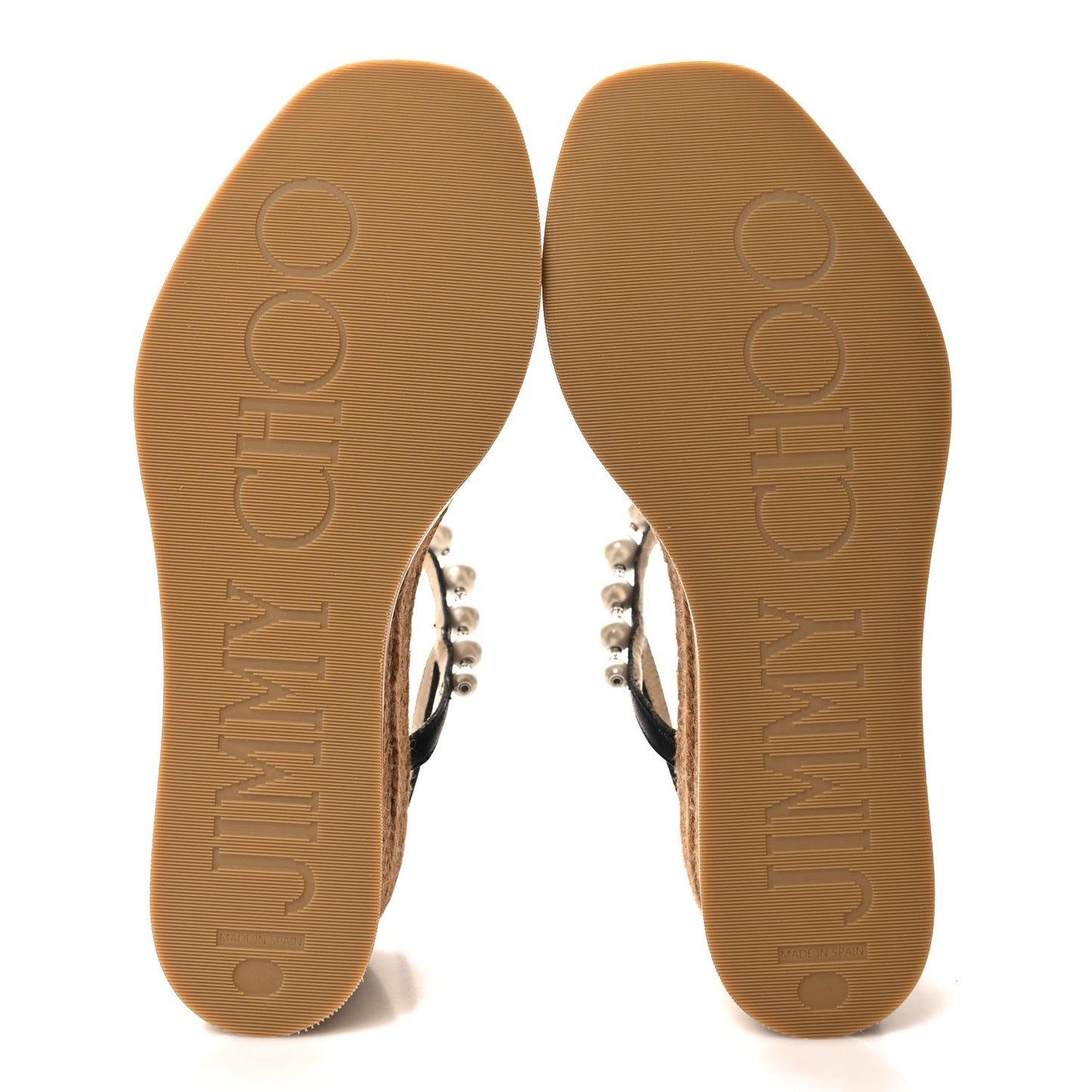 Calfskin Espadrille Amatuus 60 Wedge Sandals 35 Black