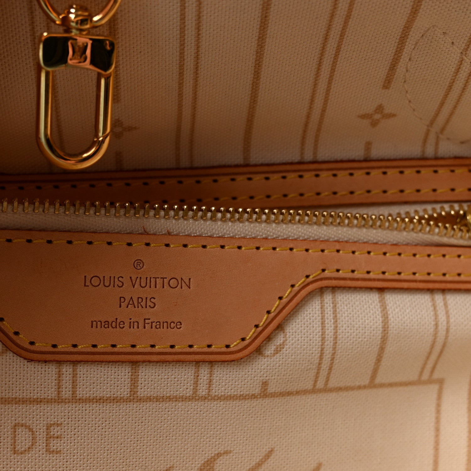 Louis Vuitton Damier Azur Neverfull PM 6 of 9