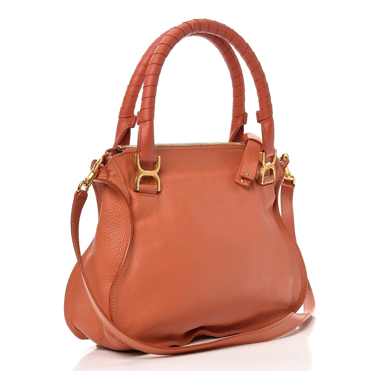 Chloe Calfskin Small Marcie Satchel Maple Leaf 4 of 10