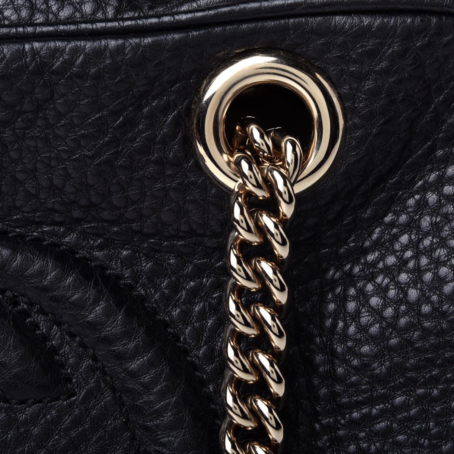Gucci Pebbled Calfskin Small Soho Bowler Black 4 of 4