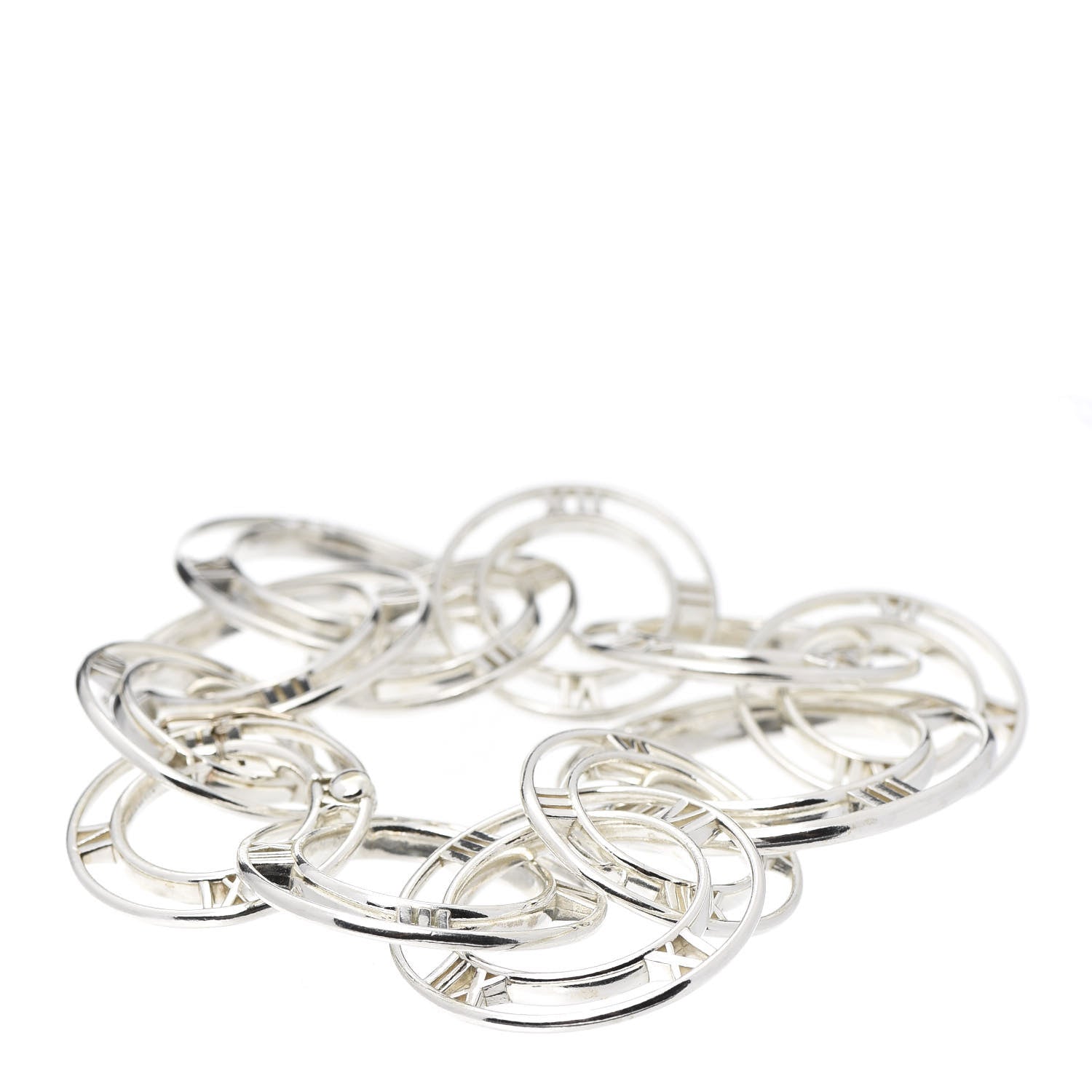 Tiffany Sterling Silver Atlas Link Bracelet 3 of 5