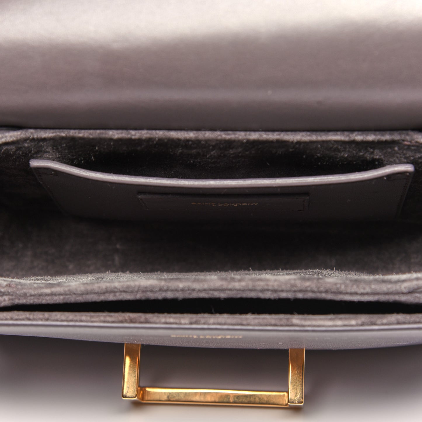 Calfskin Small Classic Lulu Bag Gray