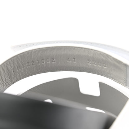 Hermes Calfskin Womens Chypre Sandals 41 White 8 of 9