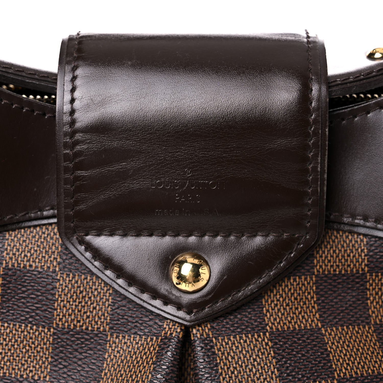 Louis Vuitton Damier Ebene Sistina MM 5 of 14