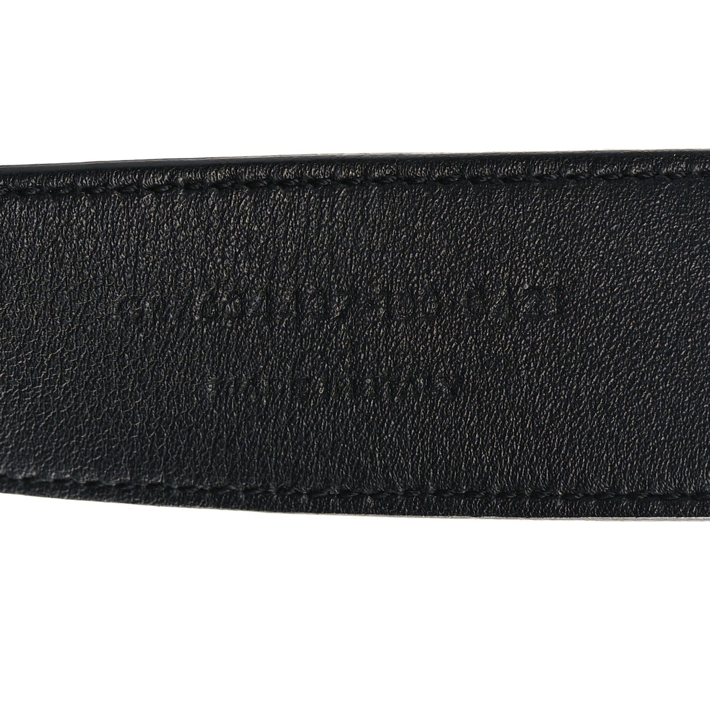 Smooth Calfskin Monogram Square Buckle Belt 100 40 Black