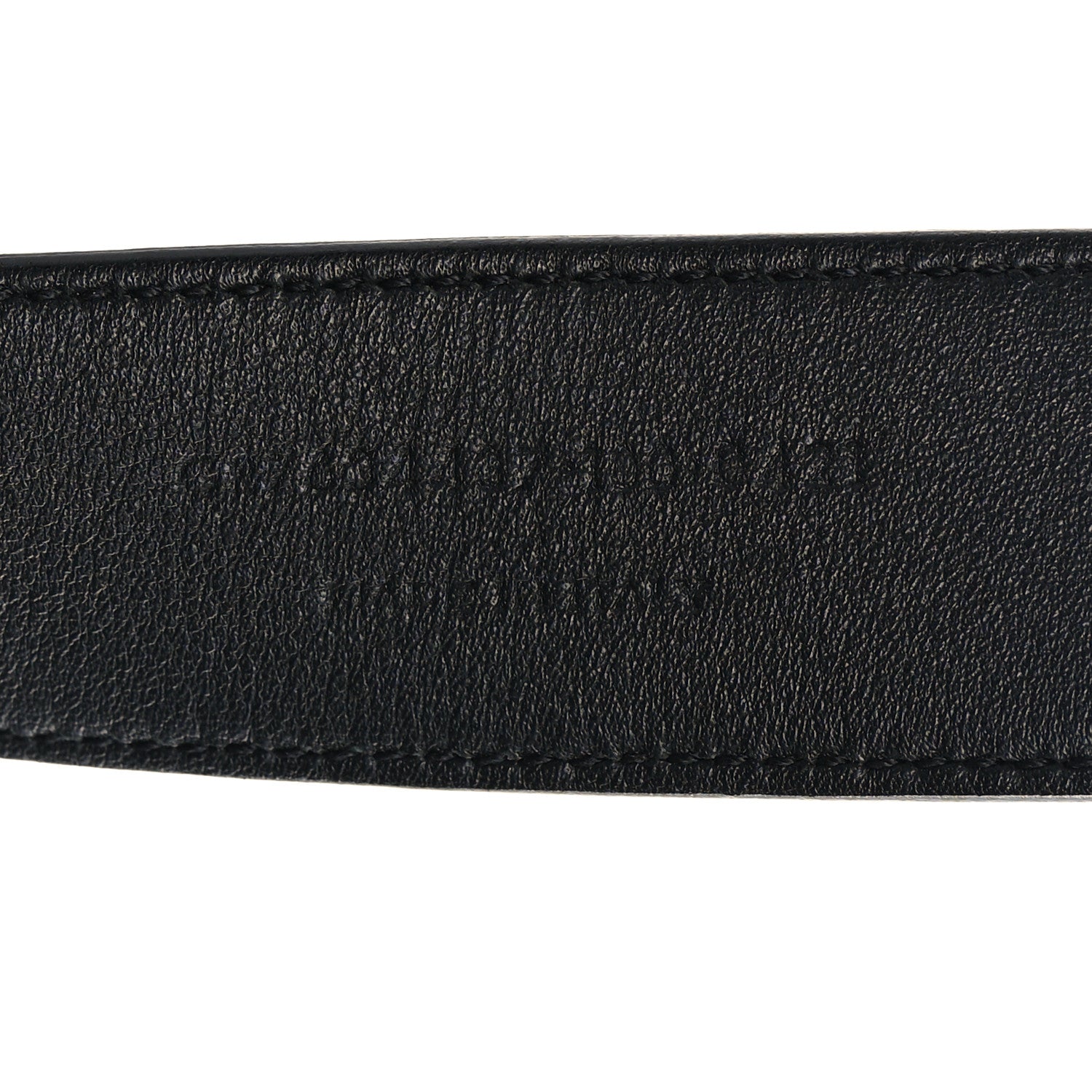 Saint Laurent Smooth Calfskin Monogram Square Buckle Belt 100 40 Black 4 of 6