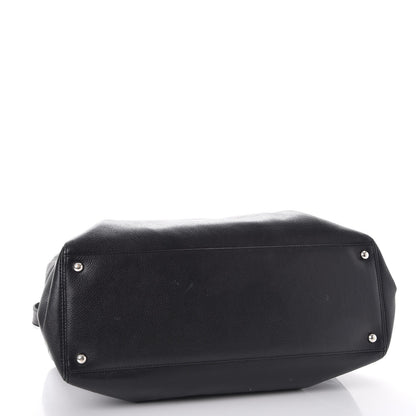 Chanel Calfskin Cerf Executive Shopper Tote Black 5 of 14
