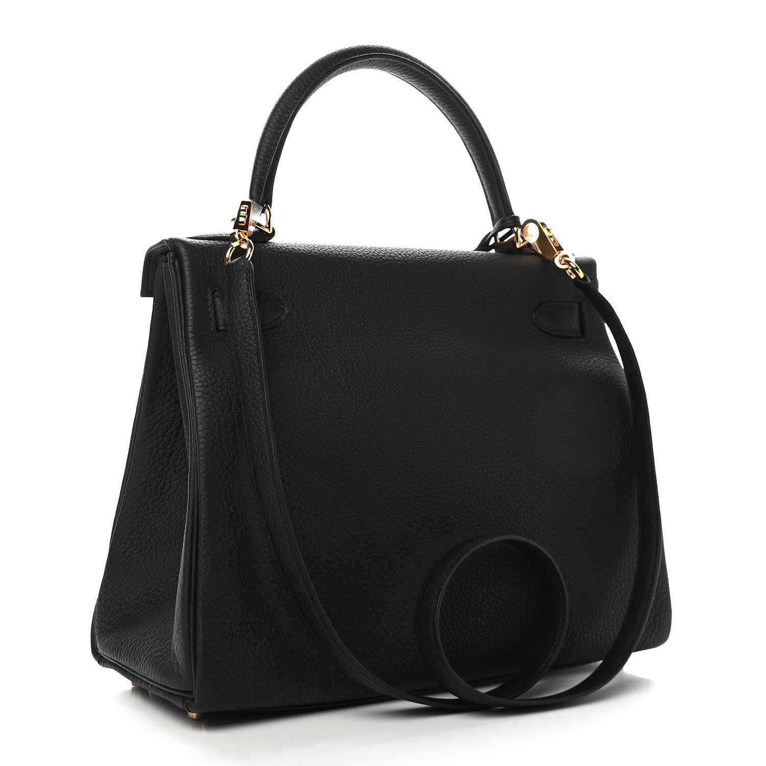 Hermes Togo Kelly Retourne 28 Black 3 of 10