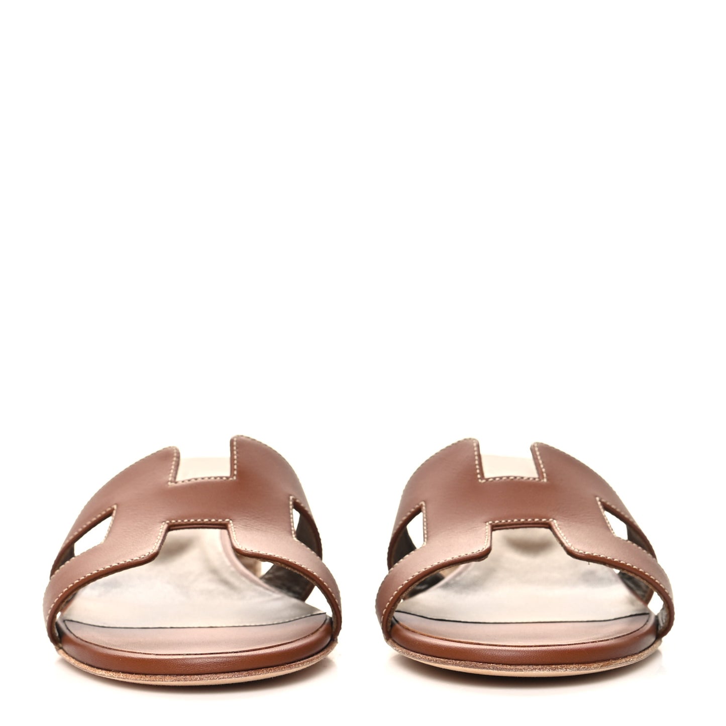 Calfskin Oasis Sandals 38 Gold