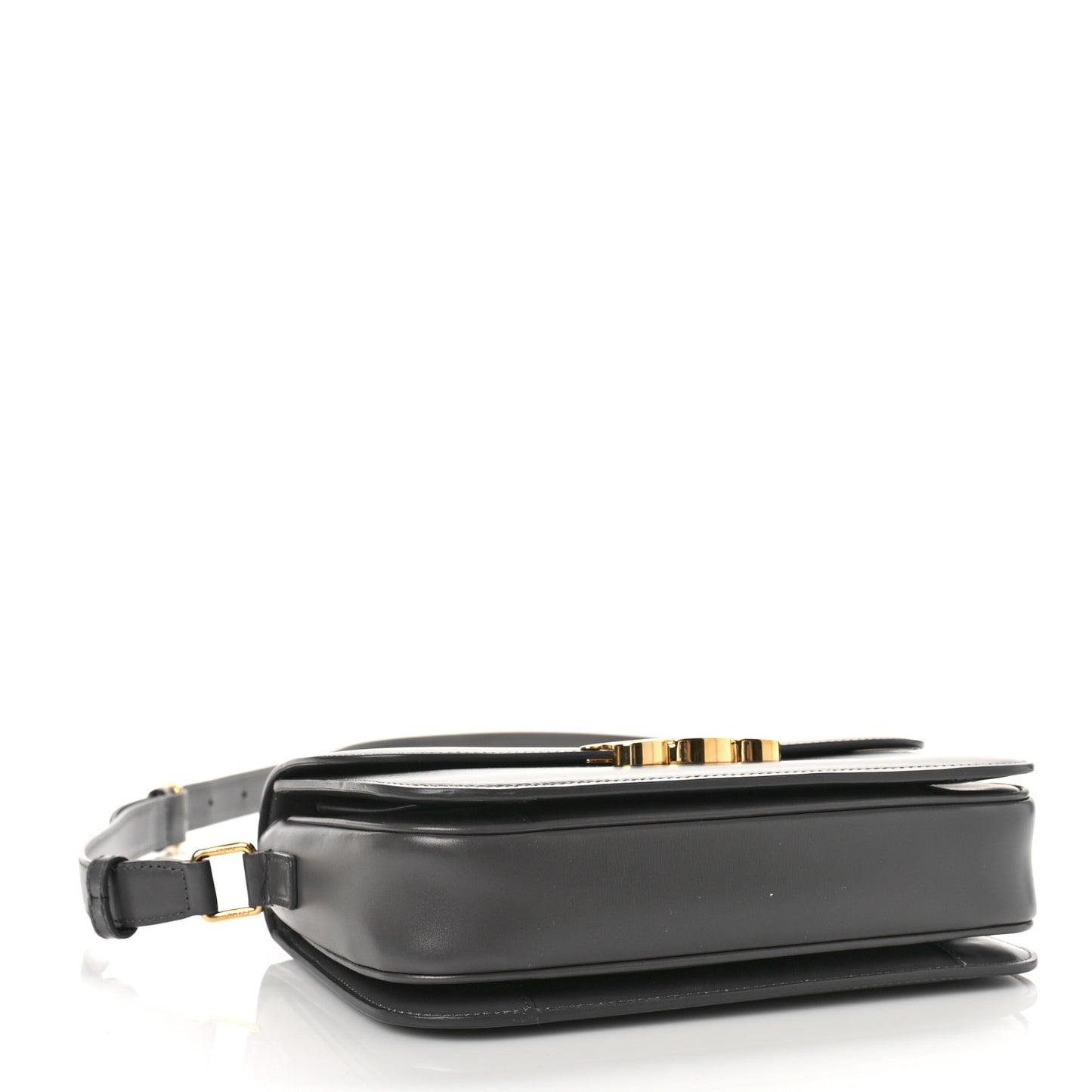 Shiny Calfskin Medium Triomphe Grey