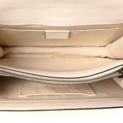 Gucci Calfskin Bamboo Web Medium Dionysus Top Handle Bag White Blue Hibiscus Red 5 of 10