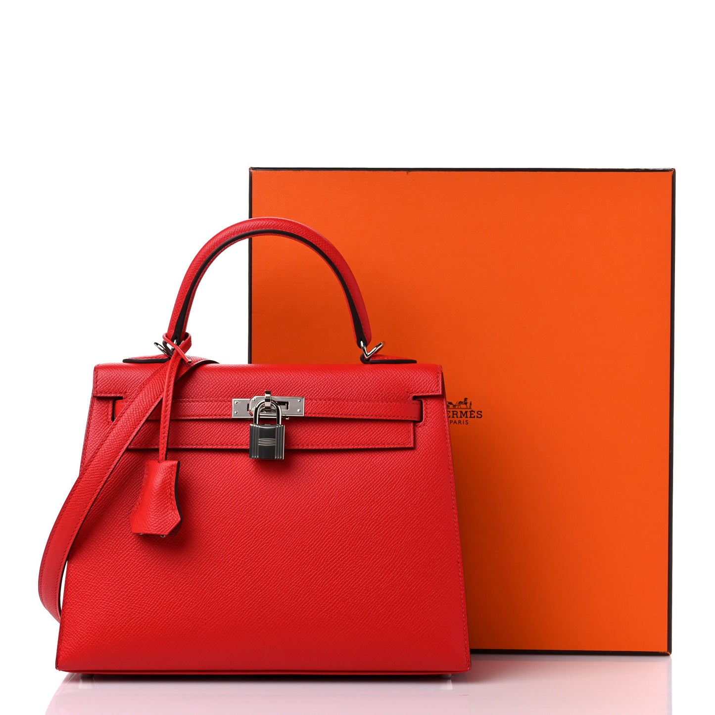 Epsom Kelly Sellier 25 Rouge de Coeur