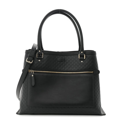 Gucci Soft Microguccissima Large Tote Black 1 of 10