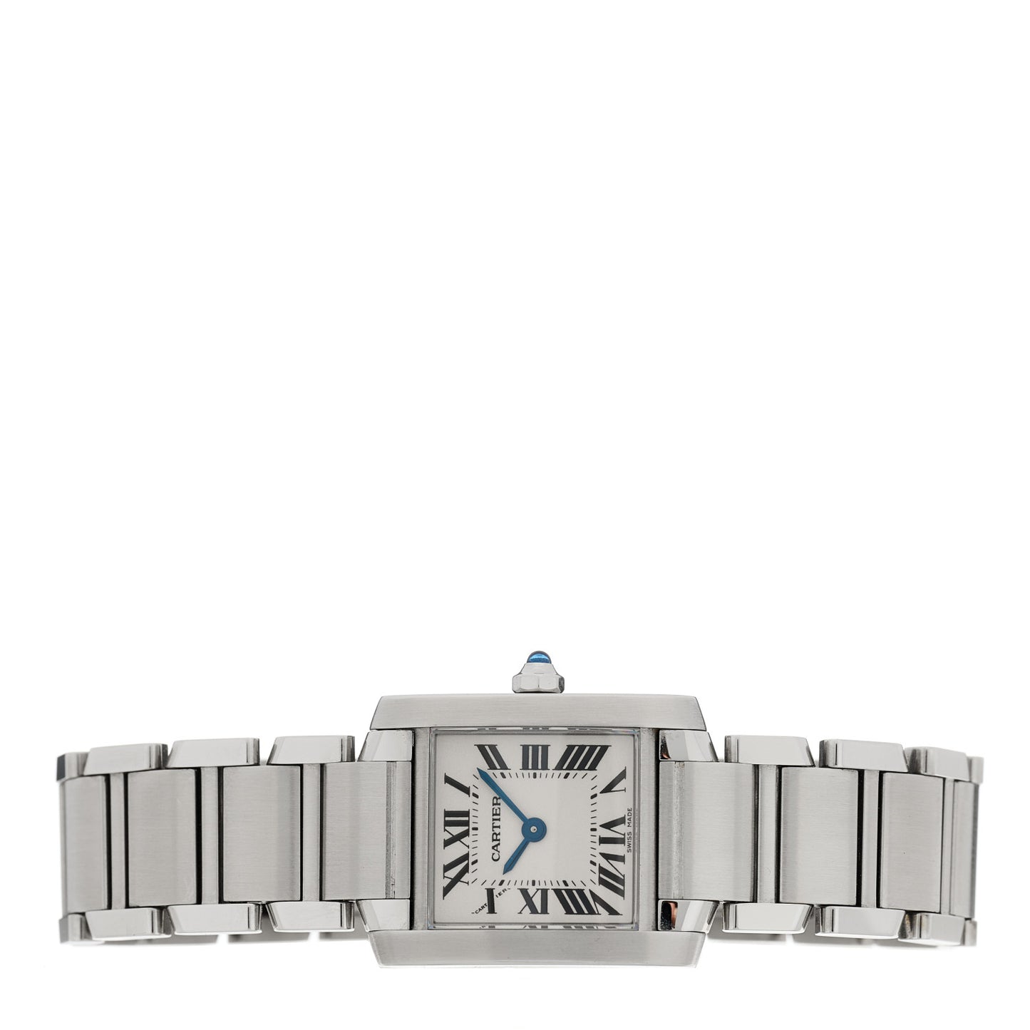 Stainless Steel 20mm Tank Francaise Quartz Watch
