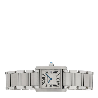 Cartier Stainless Steel 20mm Tank Francaise Quartz Watch 2 of 4